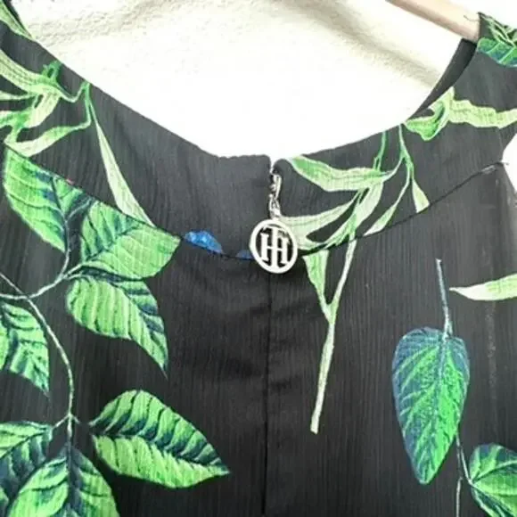 Tommy Hilfiger Floral Print Halter Midi Dress, Size 10 - Picture 4 of 8